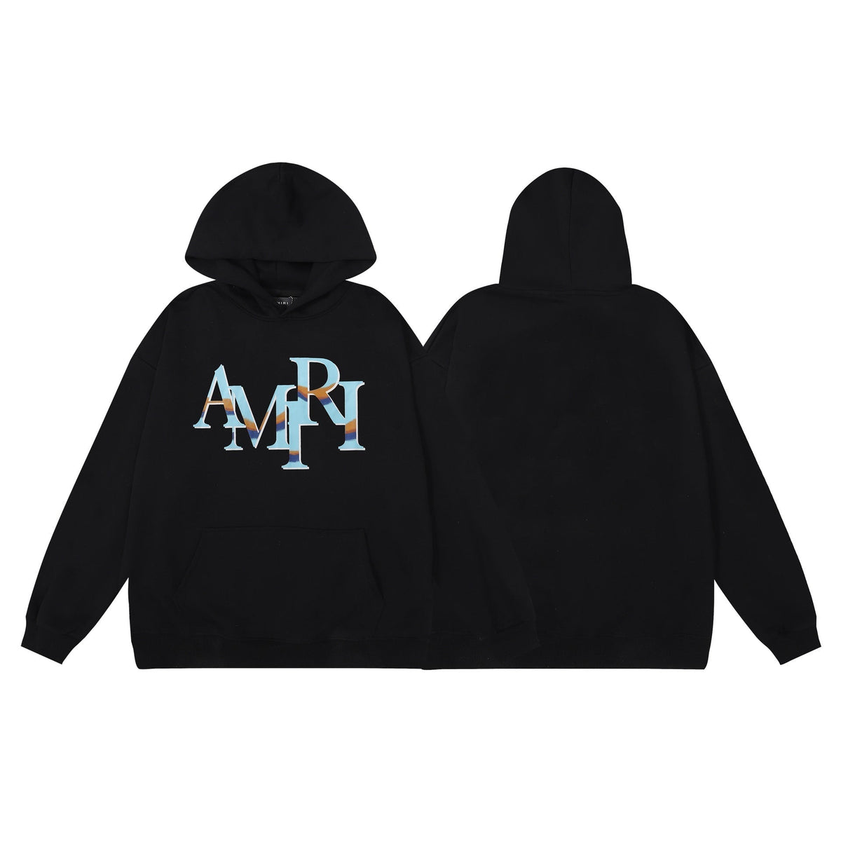 AMRI Bones Logo-Embroidered Hoodie