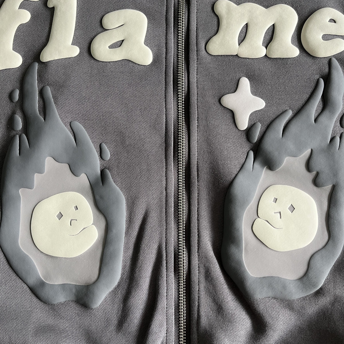Broken P Twin Flames Zip Up Hoodie