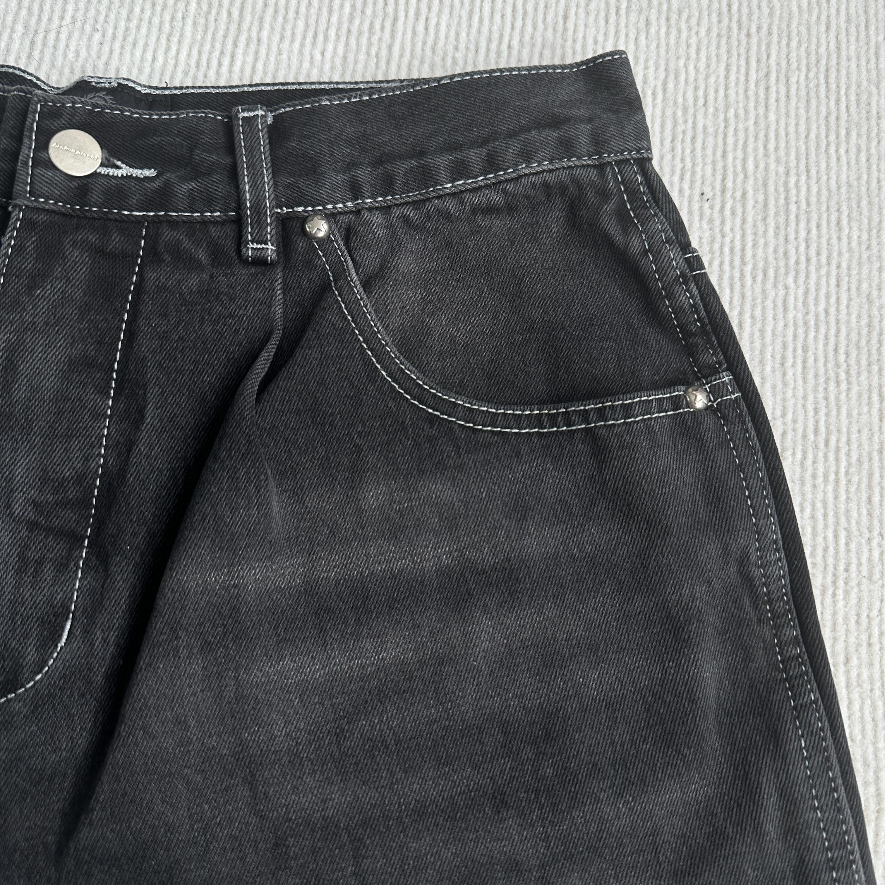 Broken P Denim Jeans Shorts