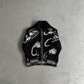Corteiz heavy knit jacquard sweater